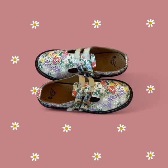 Dr. Martens Women's Floral Loafers - Picture 3 of 5